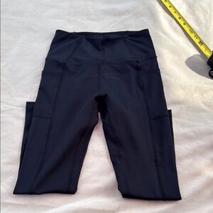 By gottex.  .Black Full-Length Leggings with Elastic Waistband